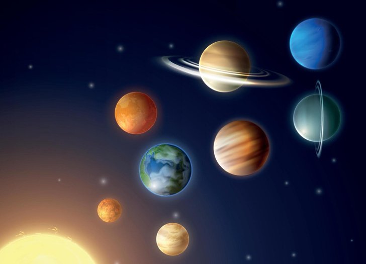 ▲ מצעד כוכבי הלכת. המדריך הקצר למערכת השמש